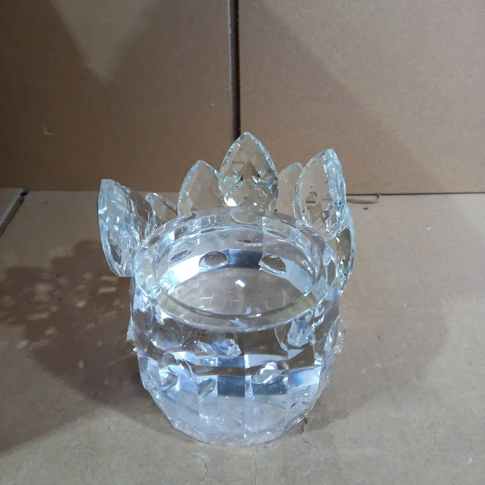 JM BY JULIEN MACDONALD LOTUS FLOWER CANDLE HOLDER IN GIFT BOX