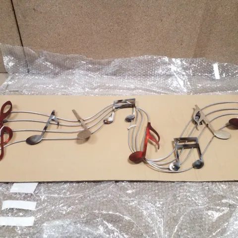 ENTERTAINMENT WALL DECOR ON METAL 