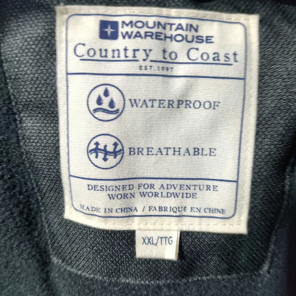 MOUNTAIN WAREHOUSE COUNTRY TO COAST PARKA WITH FAUX FUR HOOD – WATERPROOF & BREATHABLE, XXL (UK)