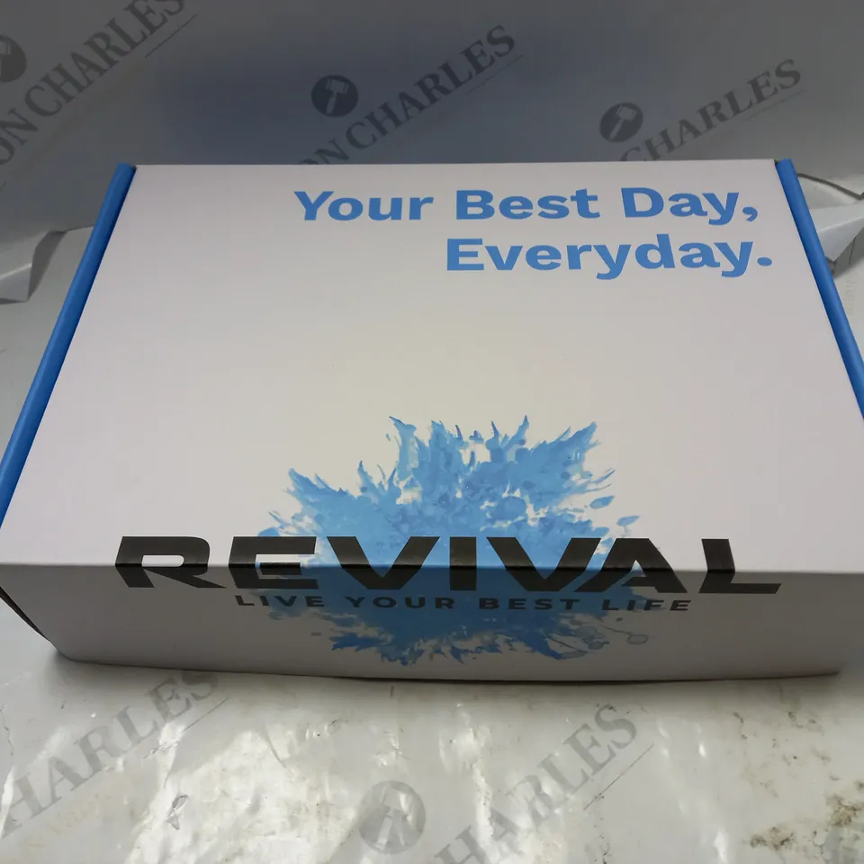 REVIVAL DRINKS BOTTLE AND ELECTROLYTE DRINK MIX
