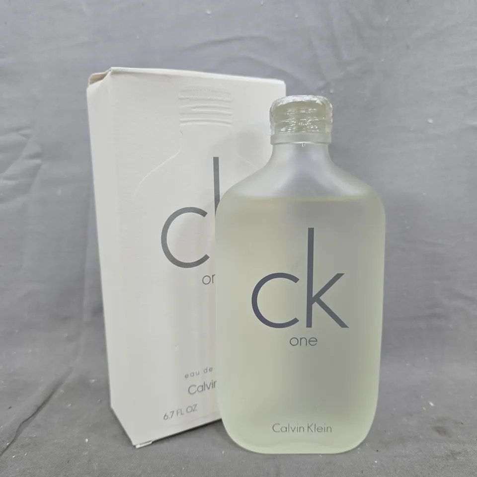 CALVIN KLEIN CK ONE 200ML EAU DE TOILETTE - COLLECTION ONLY
