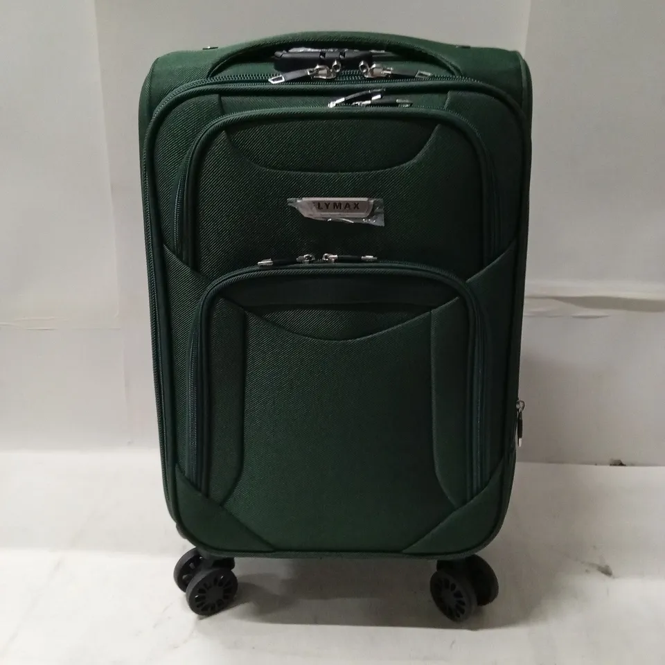 FLYMAX GREEN ROLLING SUITCASE – TRAVEL LUGGAGE