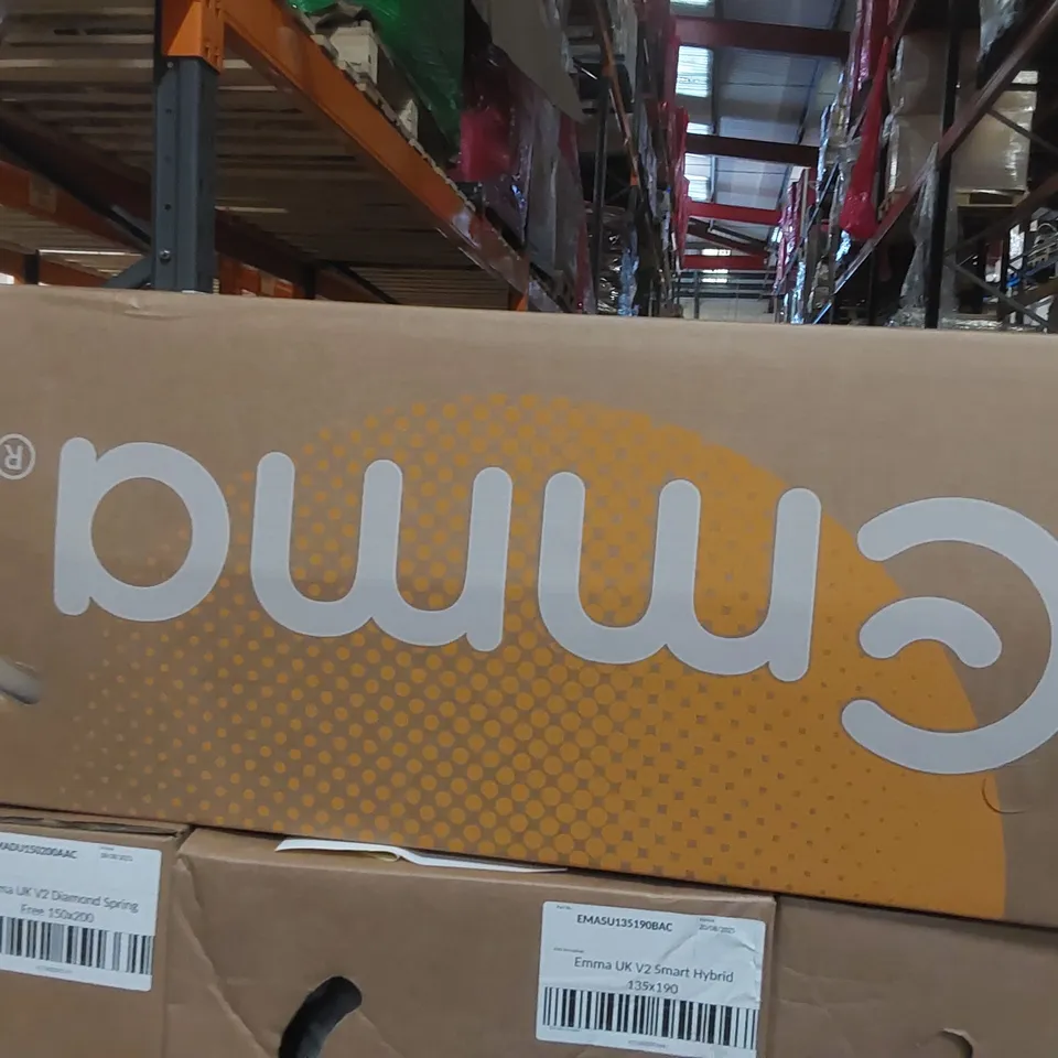 BRAND NEW BOXED EMMA UK V2 SMART HYBRID 135 x 190CM DOUBLE MATTRESS 