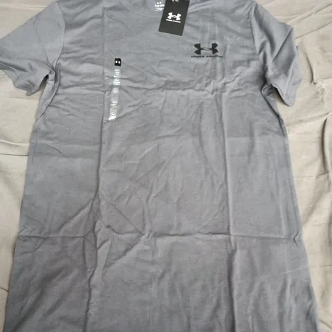 UNDER ARMOUR SPORTSTYLE T-SHIRT CASTLEROCK/BLACK, SIZE S