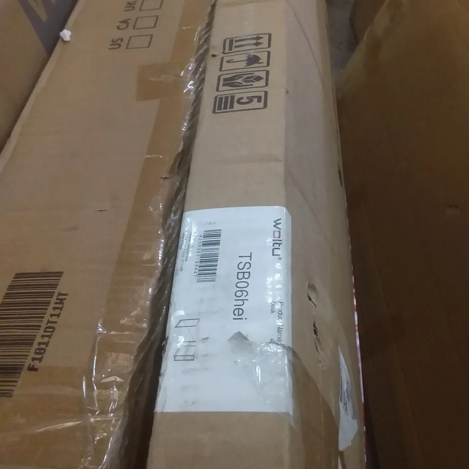 BOXED LSHAPED DESKTOP - NATURAL