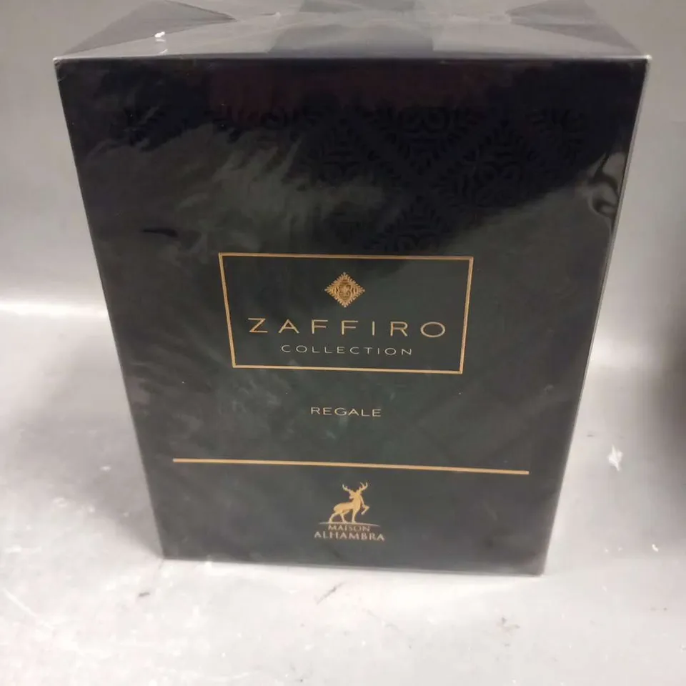 BOXED AND SEALED ZAFFIRO COLLECTION REGALE MAISON ALHAMBRA EAU DE PARFUM 100ML