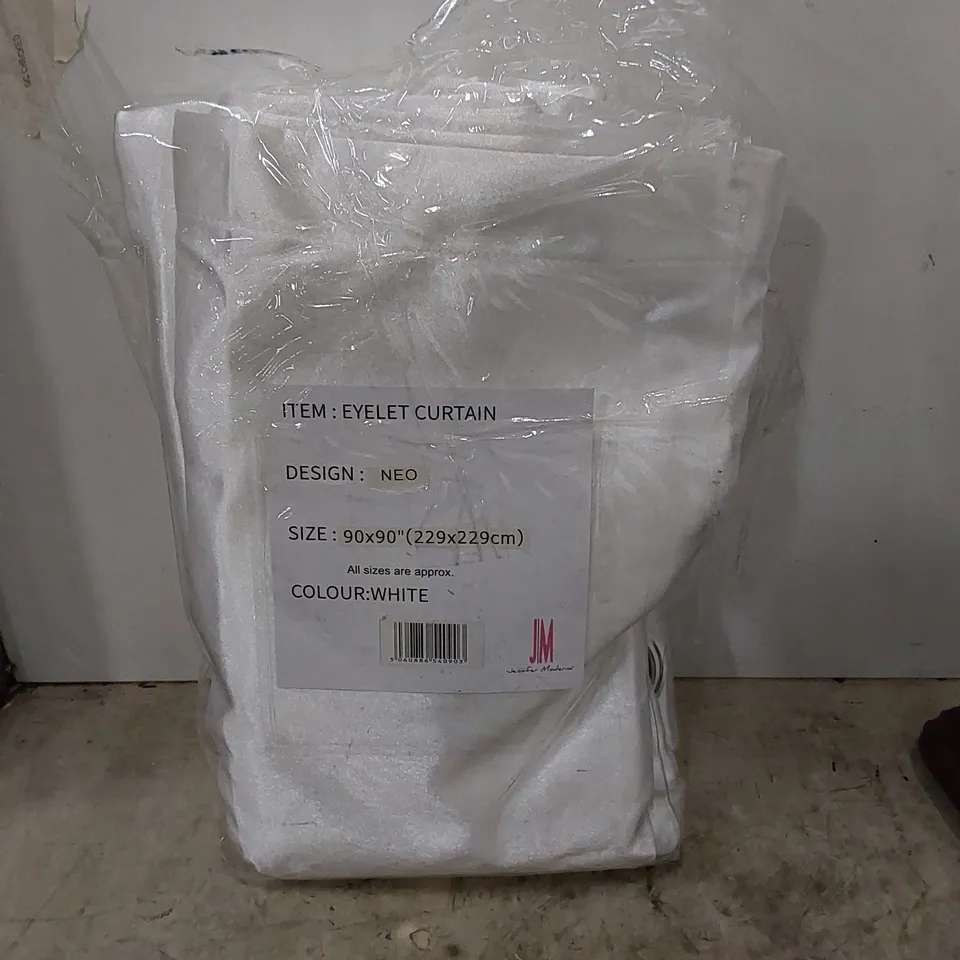 BAGGED DENIZCAN ROOM DARKENING EYELET CURTAINS // SIZE: 229 X 229cm