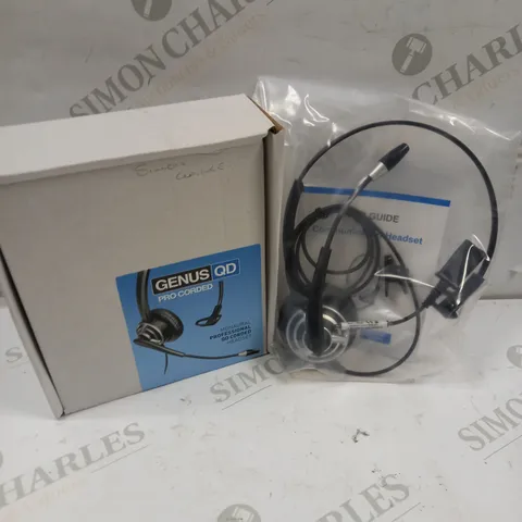 GENUS QD PRO CORDED PROFESSIONAL HEADSET