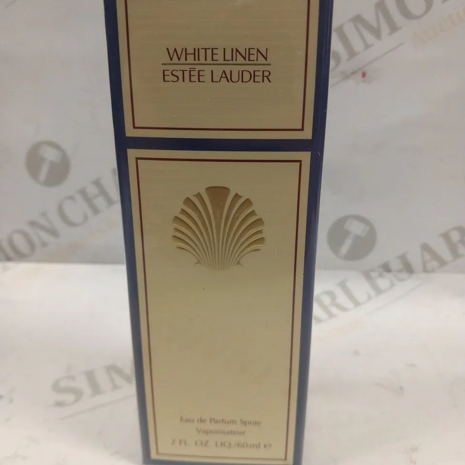 BOXED AND SEALED WHITE LINEN ESTEE LAUDER EAU DE PARFUM 60ML