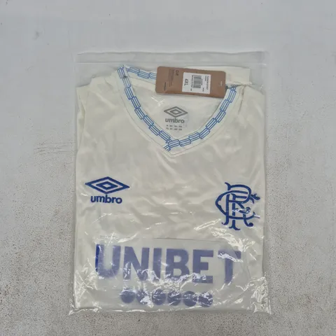 BAGGED UMBRO RANGERS FC 2026/27 AWAY SHIRT SIZE 4XL