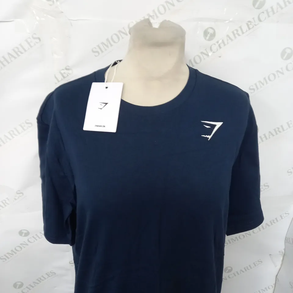 GYMSHARK CREST SHORT SLEEVE T-SHIRT SIZE S