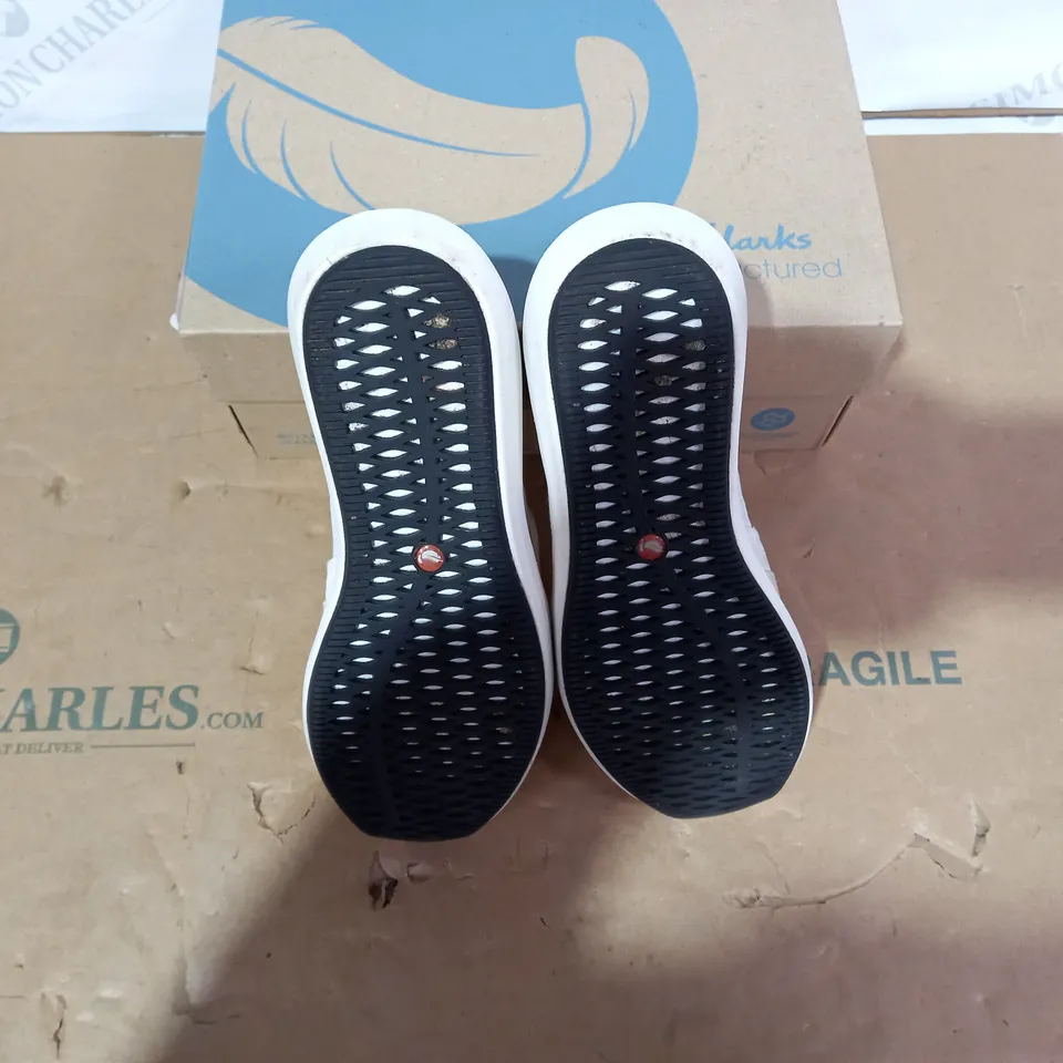 BOXED PAIR OF CLARKS - SIZE 3D