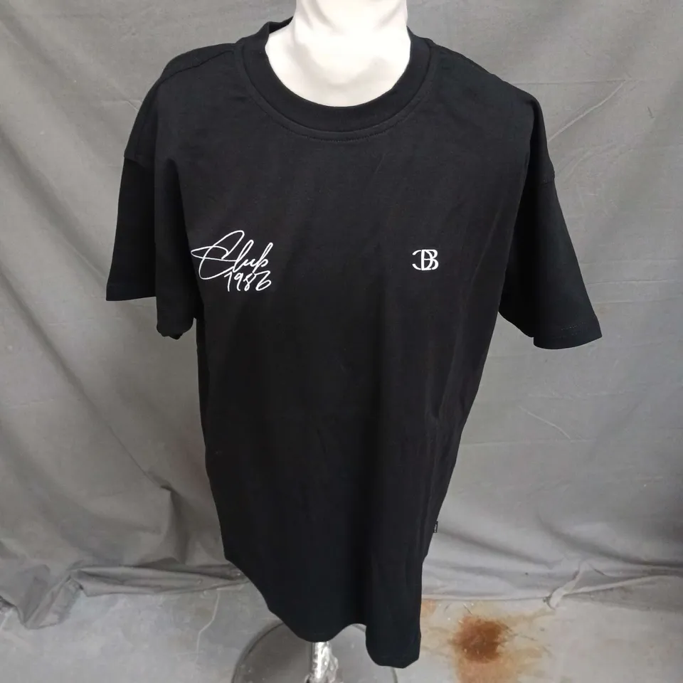 BLAKELY PRINTED TSHIRT IN BLACK SIZE S