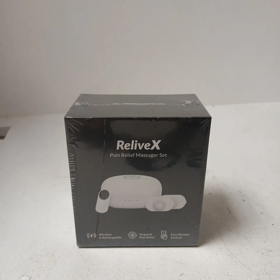 RELIVEX PAIN RELIEF MASSAGER SET – BOXED