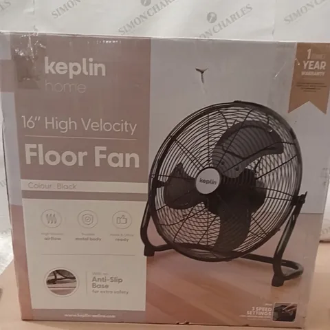 BOXED 16" FLOOR FAN