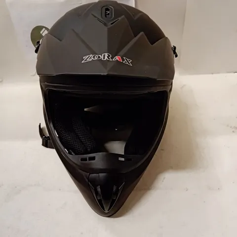 ZORAX FULL-FACE MOTORCYCLE HELMET β MATTE BLACK