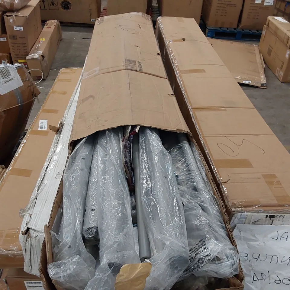 PALLET OF ASSORTED FURNITURE PARTS AND CONSUMER GOODS 