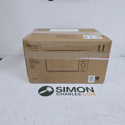SWAN 20L 700W DIGITAL MICROWAVE - WHITE - COLLECTION ONLY