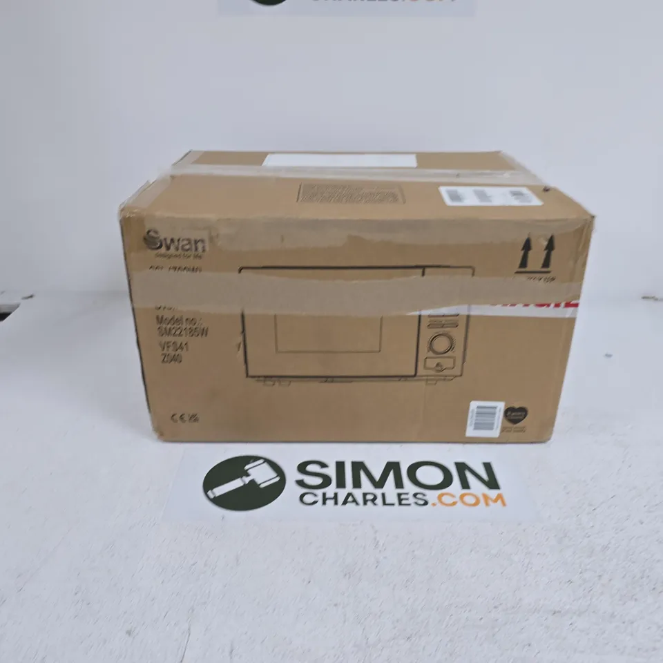 SWAN 20L 700W DIGITAL MICROWAVE - WHITE - COLLECTION ONLY