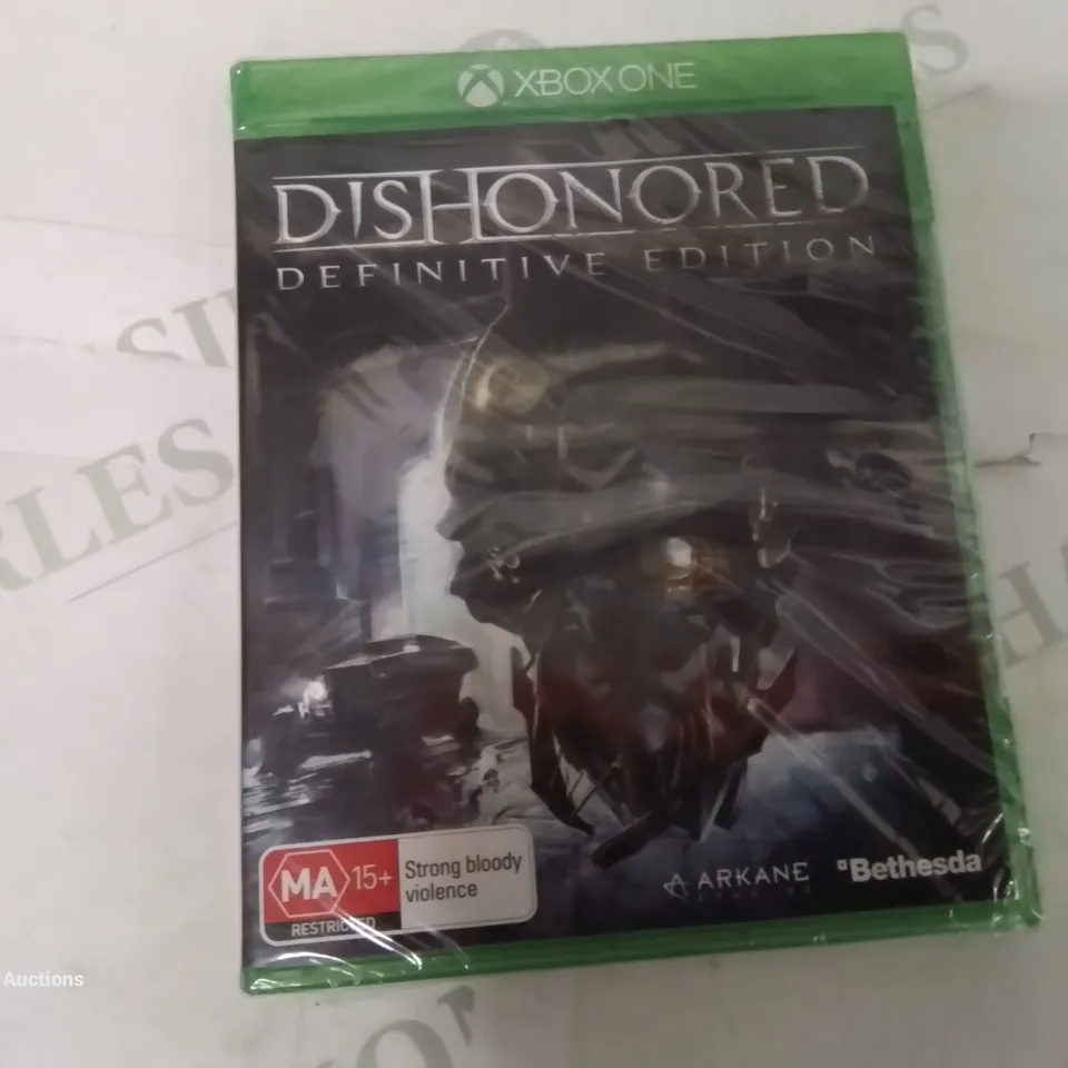 BOXED AND SEALED DISHONORED XBOX ONE GAME