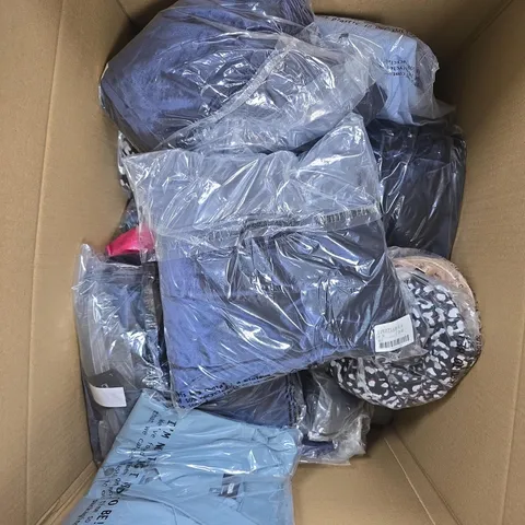 APPROXIMATELY 20 ASSORTED CLOTHING PRODUCTS IN VARIOUS STYLES & SIZES 