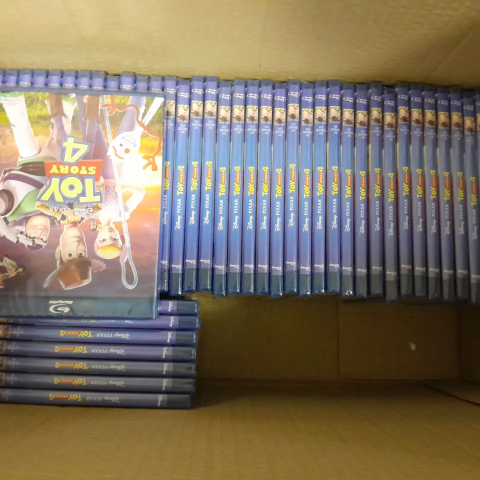 48 SEALED DISNEY TOY STORY 4 BLU-RAY DVDS (ITALIAN VERSION)