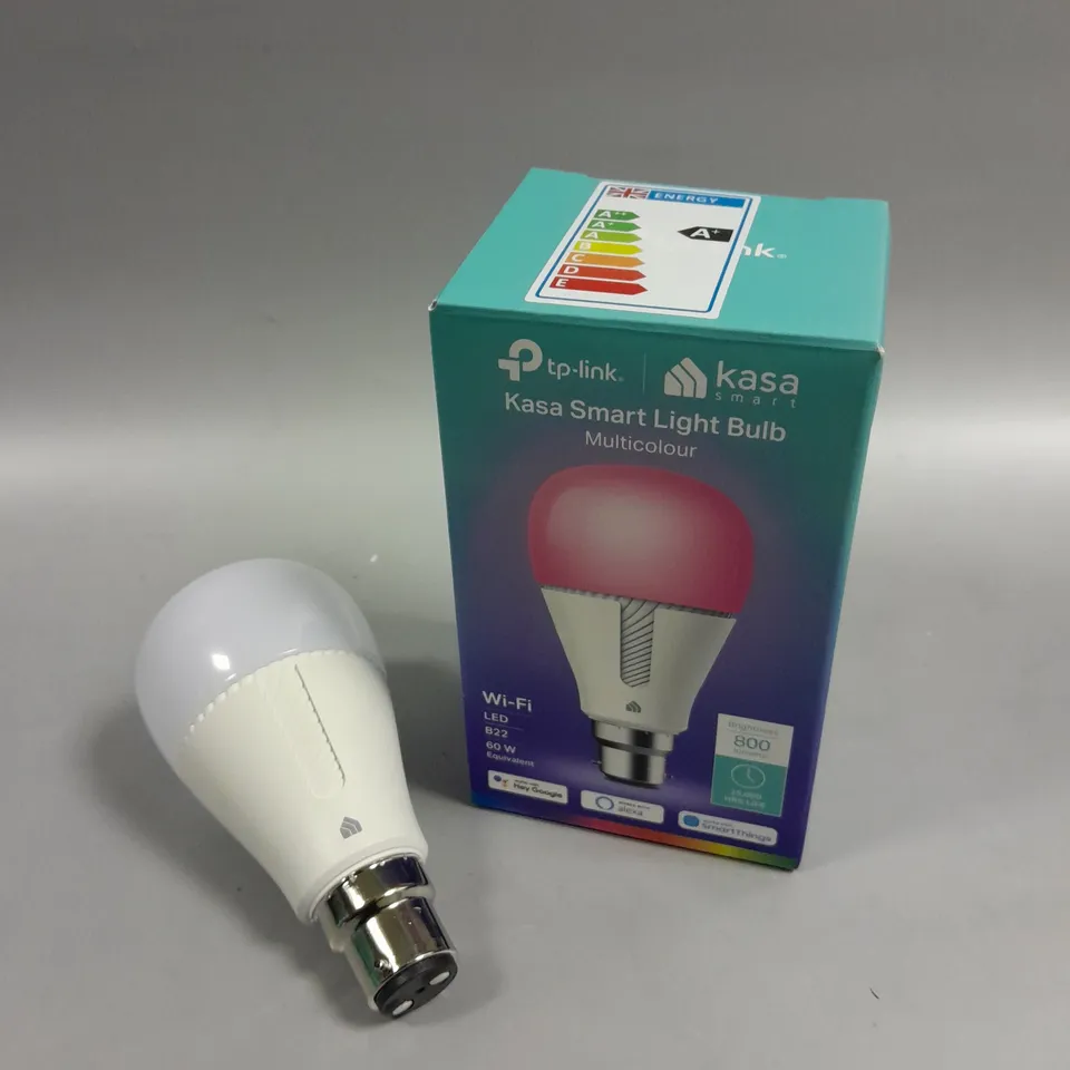 BOXED TP-LINK KASA SMART LIGHT BULB - MULTICOLOUR 