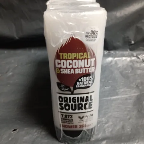 ORIGINAL SOURCE COCONUT SHOWER GELS - 6 X 250ML