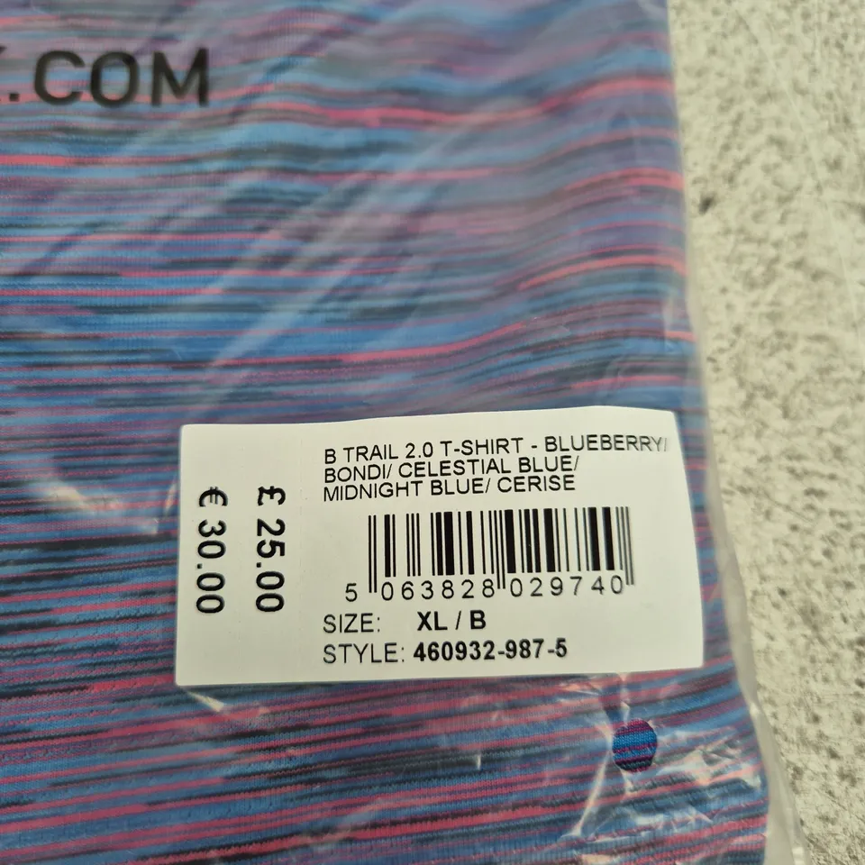 MONTIREX T‑SHIRT – BLUE CELESTIAL PATTERN, UK XL/B