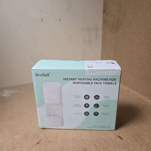 LIVEFULL INSTANT HEATING MACHINE FOR DISPOSABLE FACE TOWELS