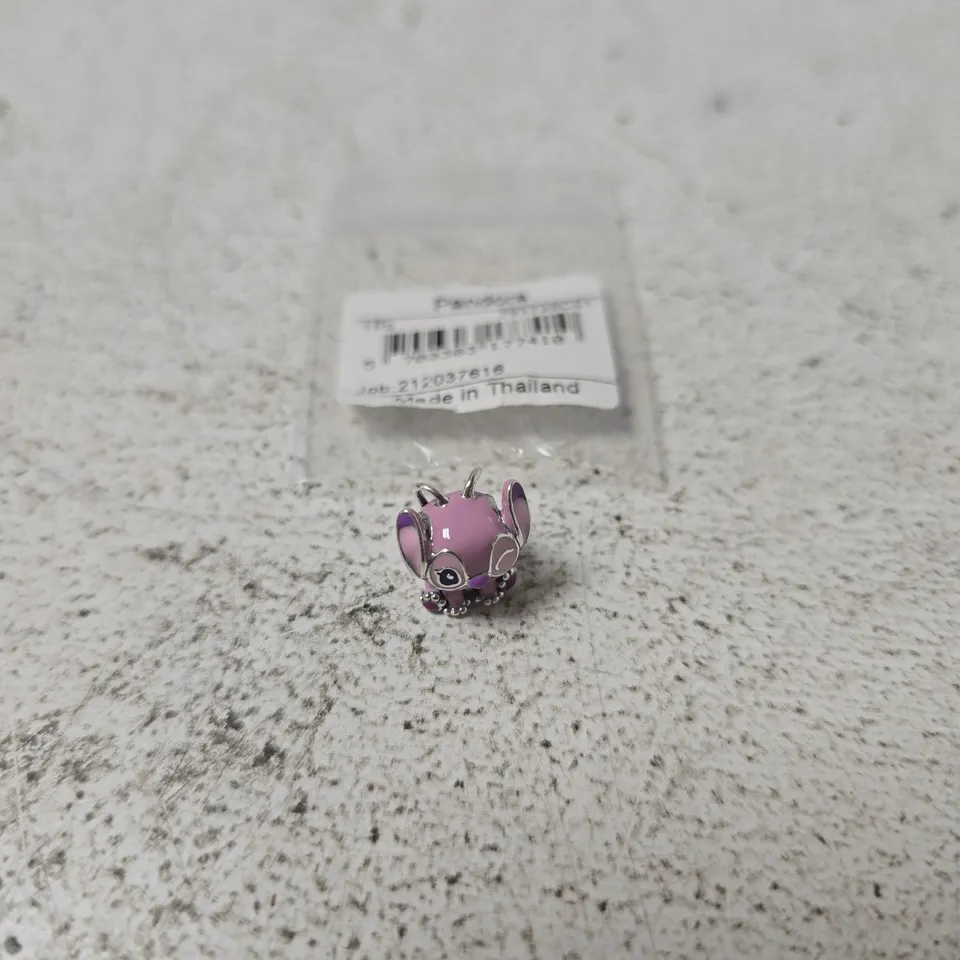 PANDORA SILVER DISNEY LILO & STITCH ANGEL CHARM