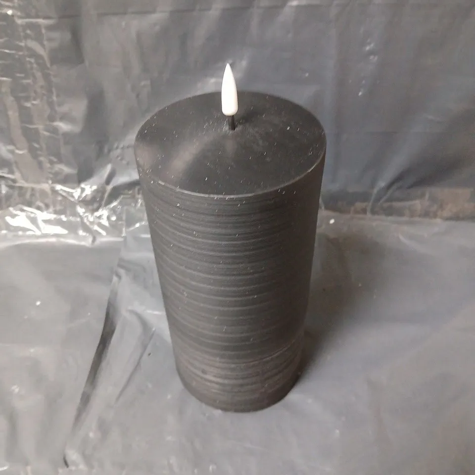 GARDEN STORIES  20CM BLACK RUSTIC FINISH OUTDOOR WALL LIGHT