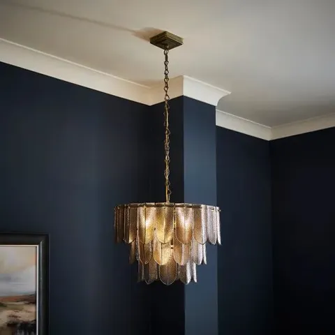 BOXED HOTEL MELIA 5 LIGHT CHANDELIER