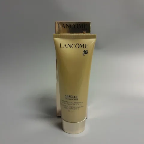 BOXED LANCOME ABSOLUE PRECIOUS CELLS NOURISHING AND REPLENISHING HAND CREAM 100ML