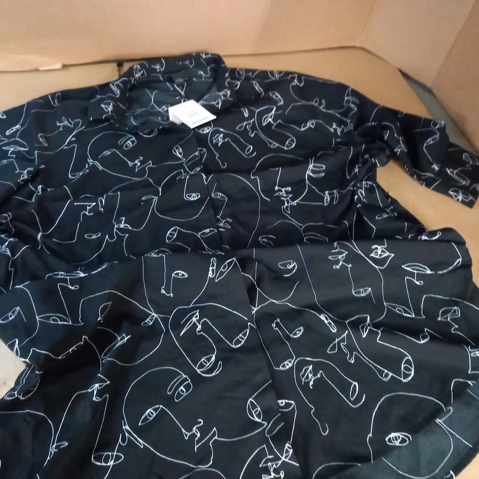 MONKL BLACK SHIRT DRESS - L