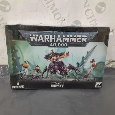 SEALED WARHAMMER 40,000 TYRAINDS BIOVORE- 4 MINIATURES