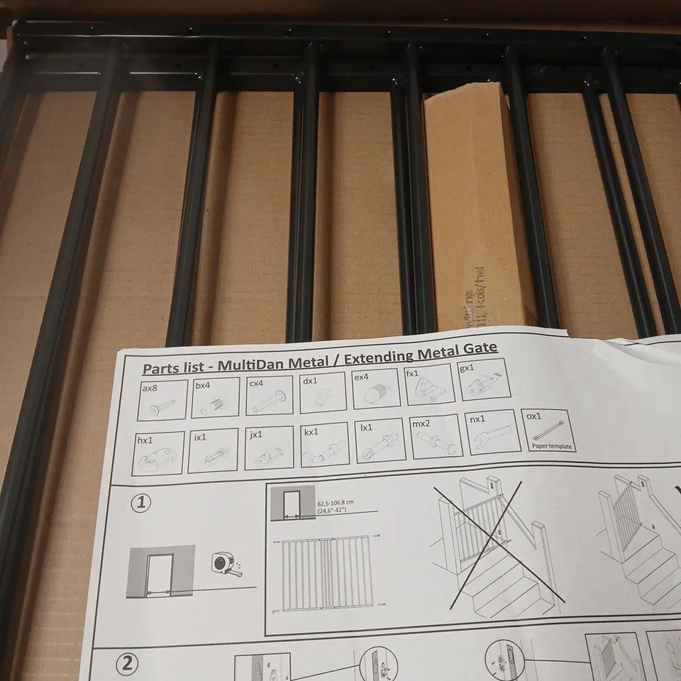 MULTIDAN METAL EXTENDING GATE KIT 