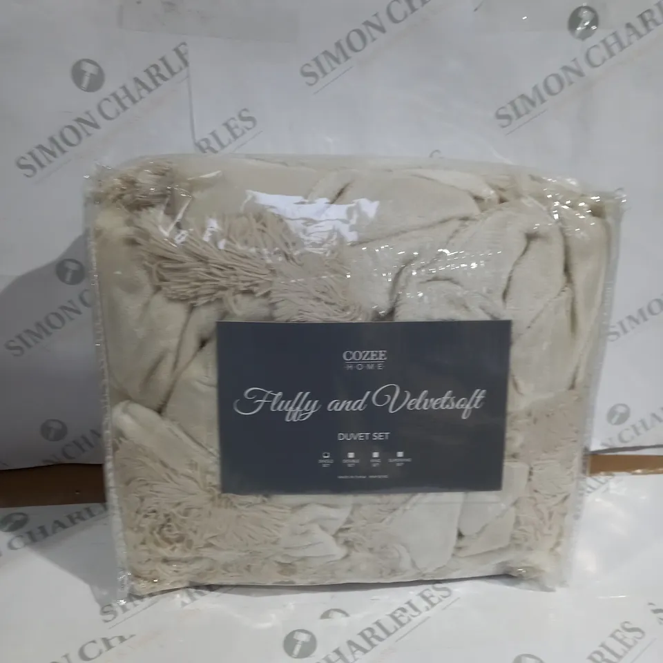 COZEE HOME FLUFFY AND VELVET SOFT DUVET SET SIZE SINGLE