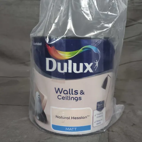 DULUX WALLS & CEILINGS NATURAL HESSIAN MATT PAINT - 2.5L