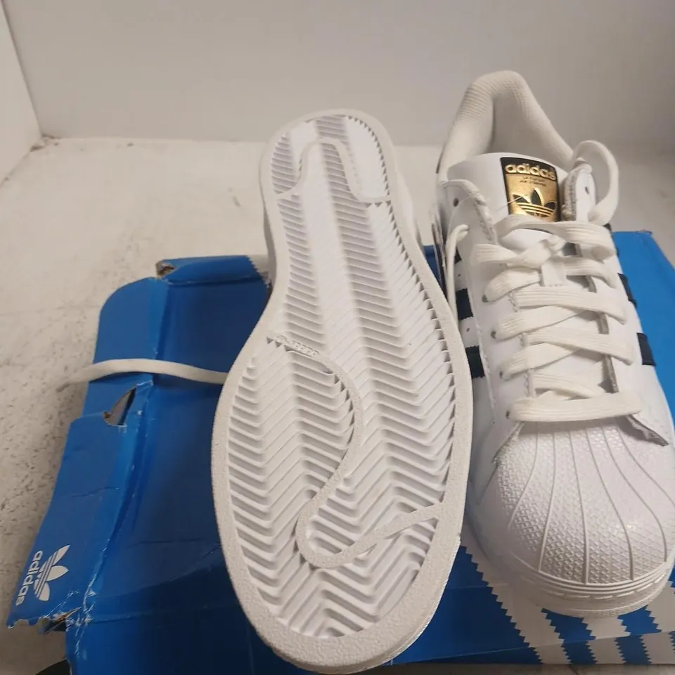 ADIDAS SUPERSTAR SHOES – WHITE, UK 7.5 (US 8) – MEN’S