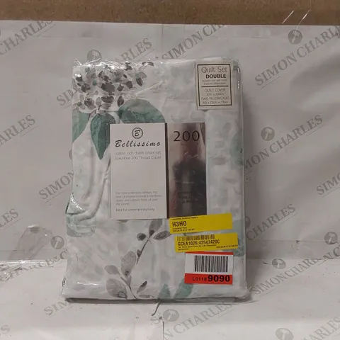 BAGGED YAIR FLORAL DUVET COVER SET WITH PILLOWCASES