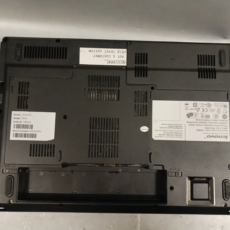 LENOVO Y510 LAPTOP