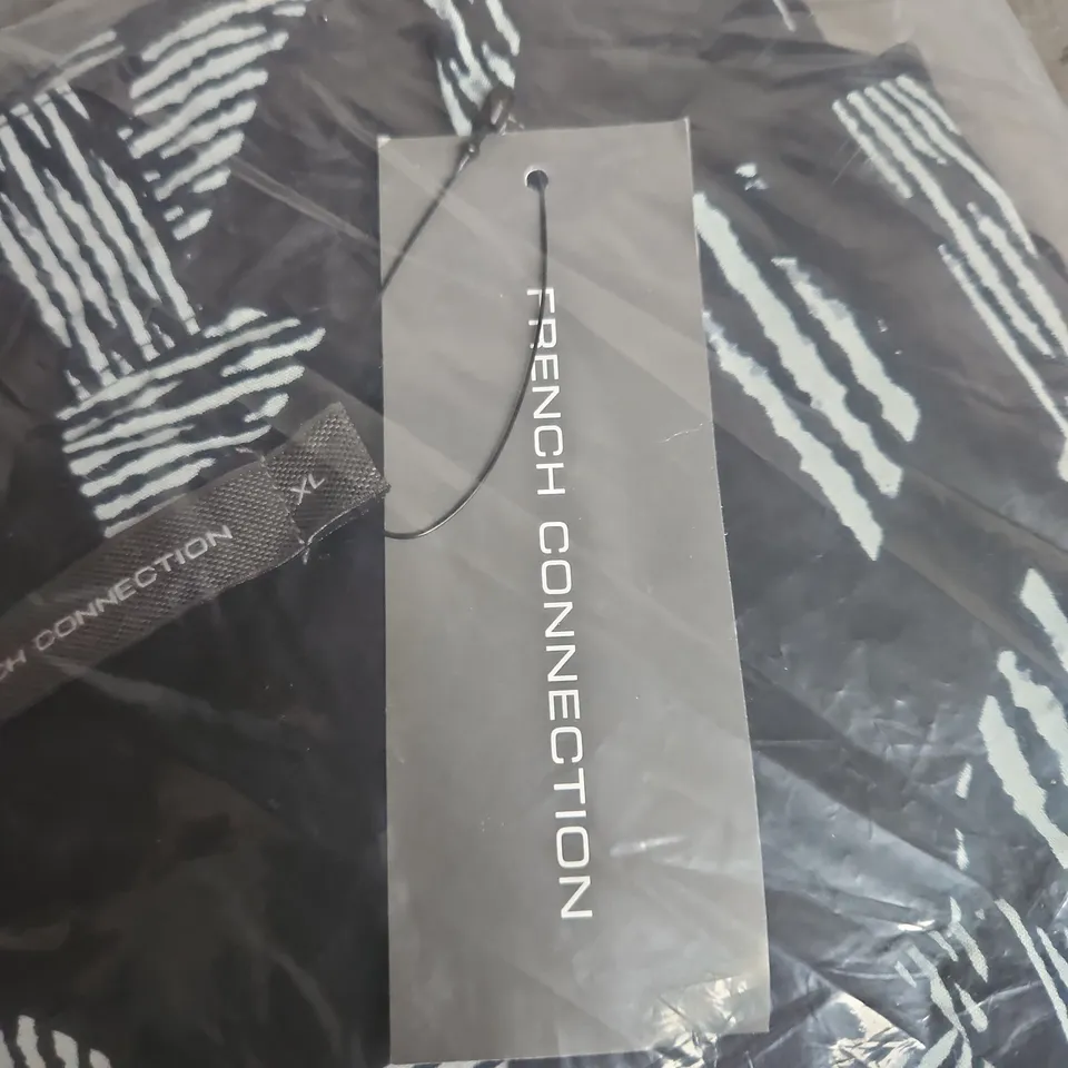 FRENCH CONNECTION MEN'S SHIRT – BLACK, XL, STYLE 52AZY (52AZY0105)