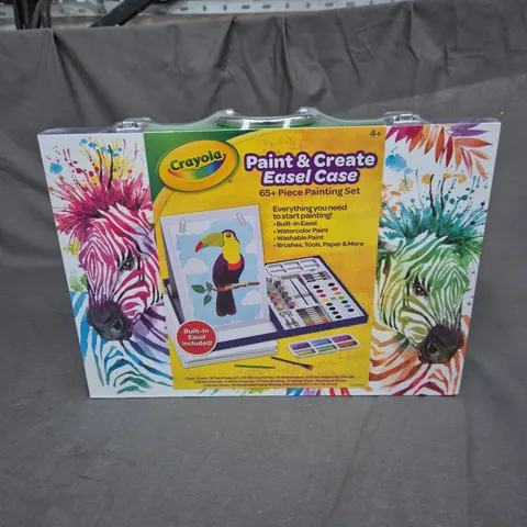 CRAYOLA PAINT & CREATE EASEL CASE - SEALED 