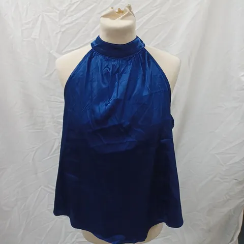 DARK BLUE SLEEVLESS TOP