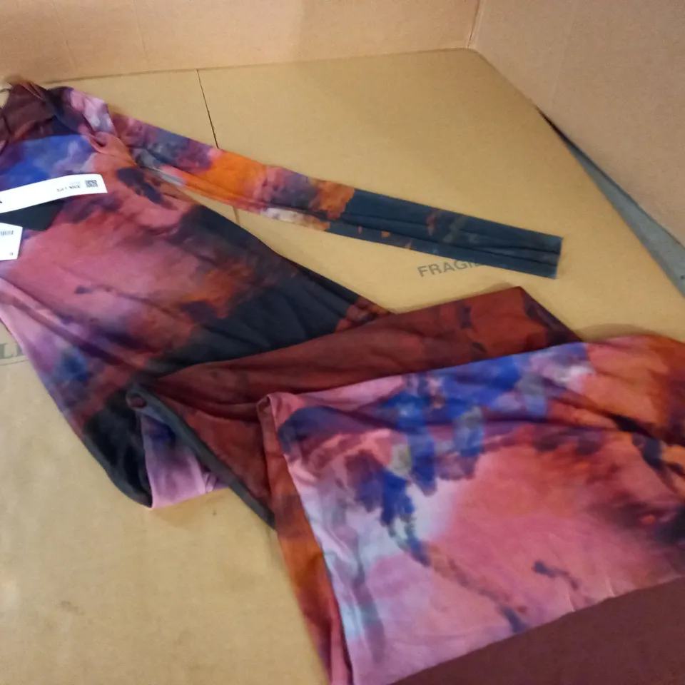 ZARA ONE SLEEVE LINGERIE IN MULTI - S