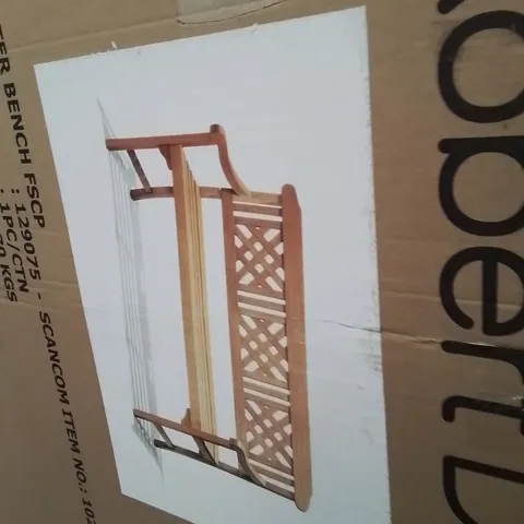 BOXED ROBERT DAYS FENCE 3 SEATER BENCH
