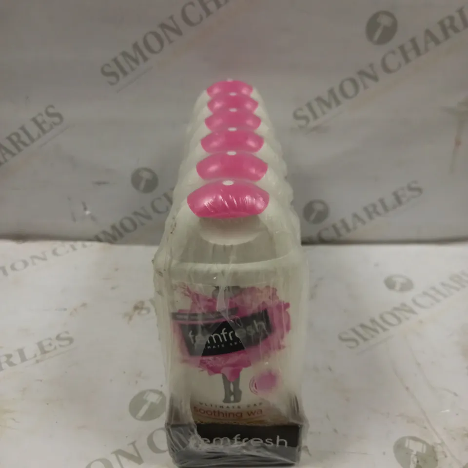 PACK OF 6 FEMFRESH 250ML INTIMATE WASH SOOTHING WASH