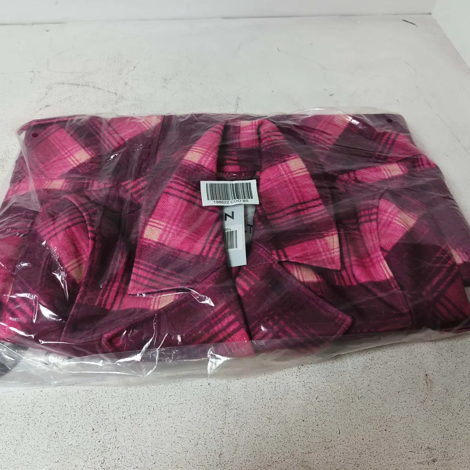 BOX OF APPROXIMATELY 15 ASSORTED CLOTHING ITEMS INCLUDING NVLT COAT AND CONTURVE HIGH-WASTED SHAPER THONG