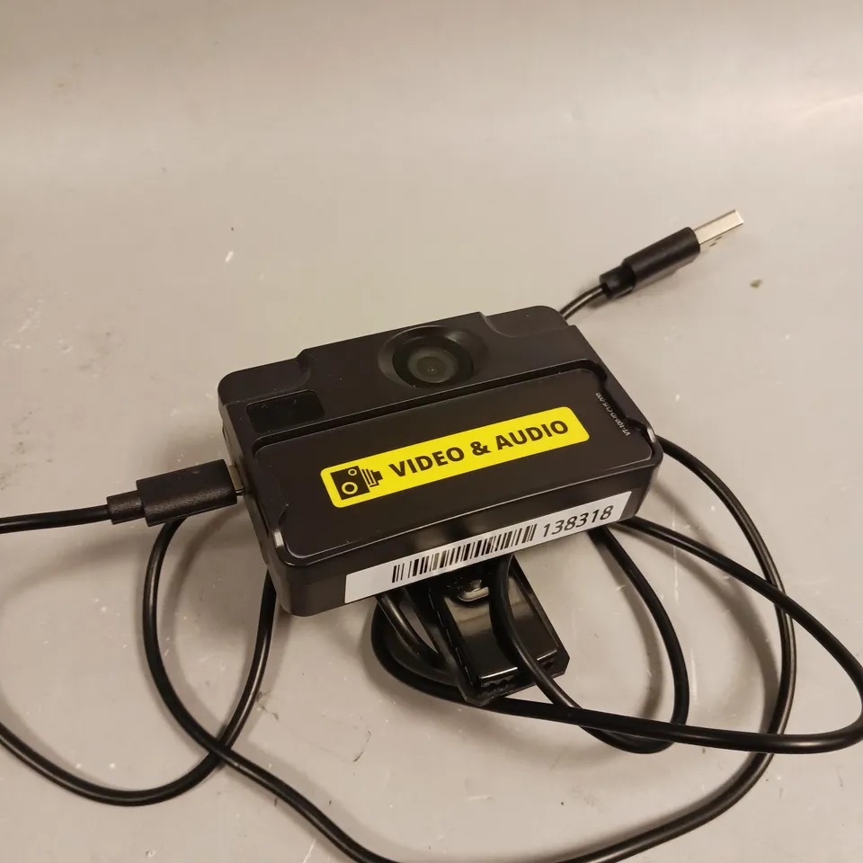 DUAL AUDIO & VIDEO CLIP ON BODY CAMERA 